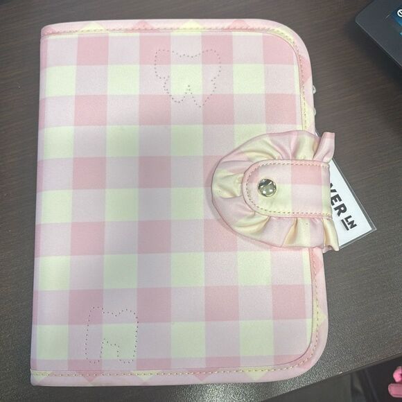 Stoney Clover Lane Notebook Pink Gingham - Picture 1 of 4